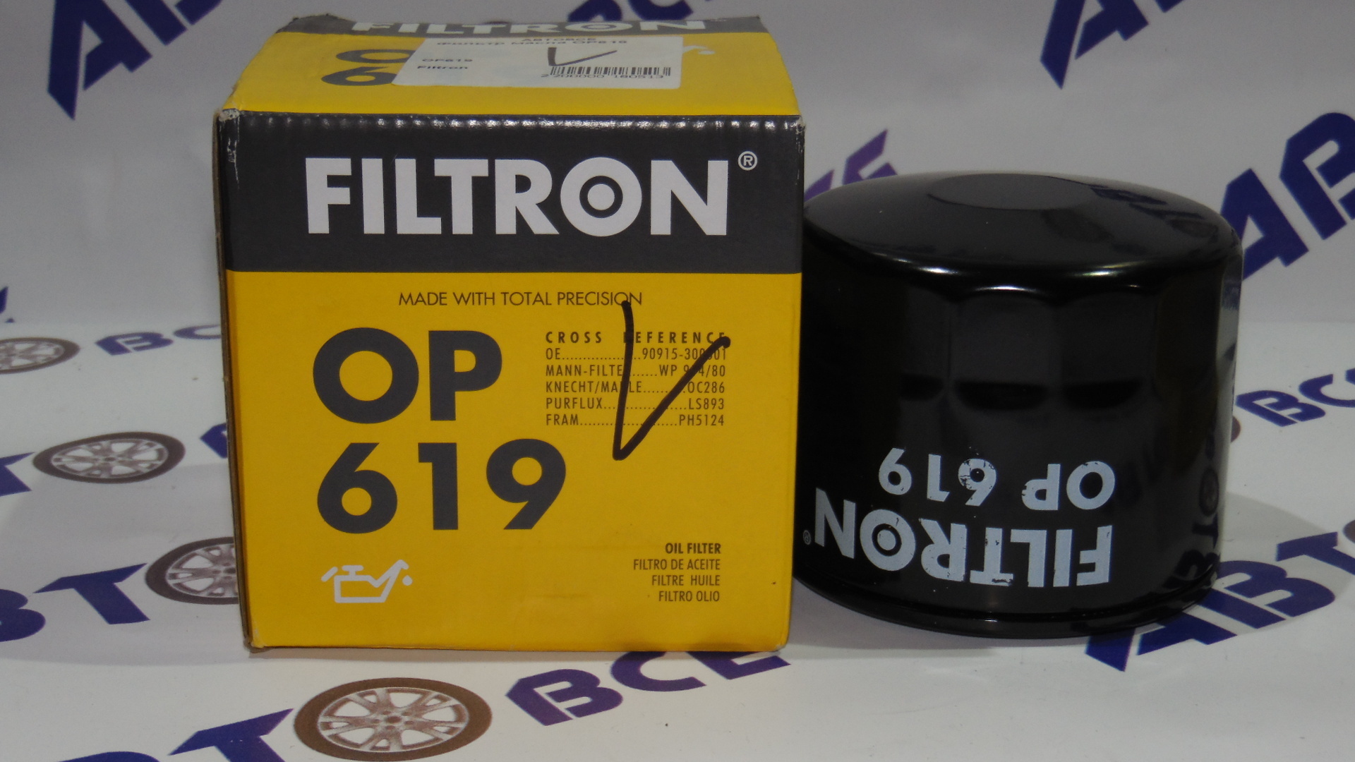 Фильтр масла OP619 FILTRON
